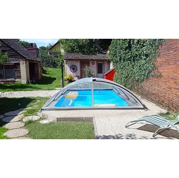 Zastřešení bazénu PRAKTIK - 5 modulů 280x1062 + 245 cm
