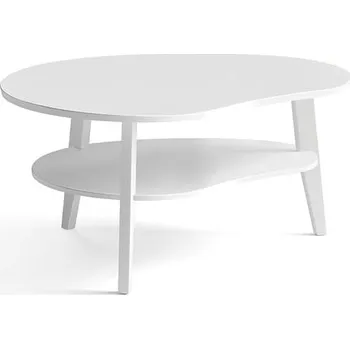 Konferenční stolek Konferenční stolek HOLLY, 1000x800 mm, bílý