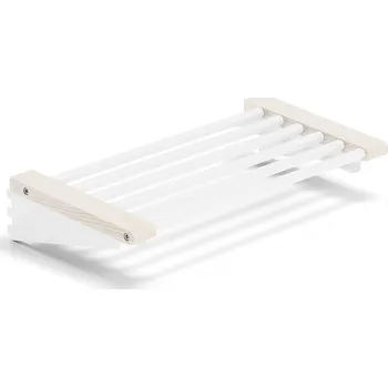 Věšák Police na boty JEPPE, 600 mm, bříza/bílá