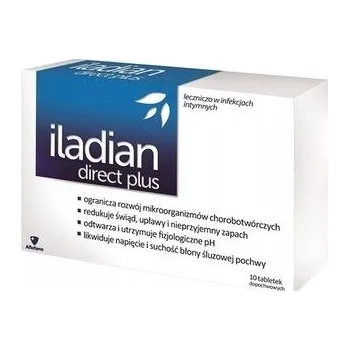 Intimní hygienický prostředek Iladian Direct plus 10 vaginálních tablet zánět pochvy