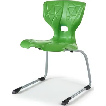 Židle ALDA III, výška 460 mm, zelená