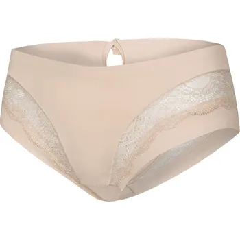 Kalhotky Kalhotky Kiss béžová - Julimex Barva: béžová, Velikost: 2XL