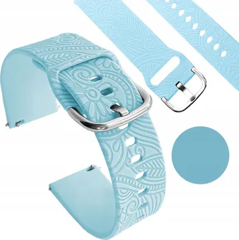 Řemínek na hodinky Řemínek ChronSmarta pro Garmin 18mm modrý