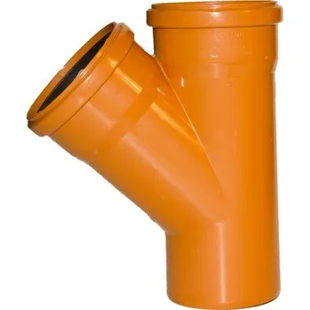 Kanalizační potrubí Odbočka redukovaná KGEA 45° 200/110 mm, PVC, kanalizace