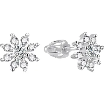 Náušnice AGATO Blyštivé stříbrné náušnice se zirkony AGT-E071SW