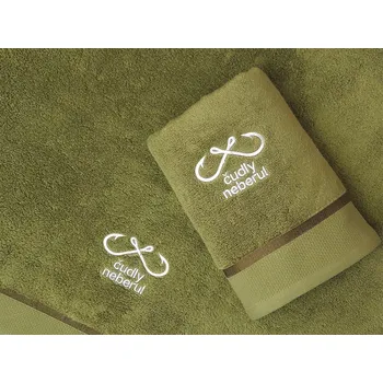 Osuška pro rybáře SLEEP WELL khaki 70x140 Čudly neberu