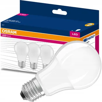 Žárovka 3x LED žárovka E27 A60 4,9W (ekvivalent 40W) 470lm 3000K Osram