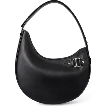 Kabelka Kožená kabelka Lauren Ralph Lauren 431980156 černá 99X, vel. ONE SIZE