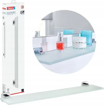 Drátěná police Koupelnová polička Tesa Elegaant 40442-00000-00 50 mm x 600 mm x 123 mm