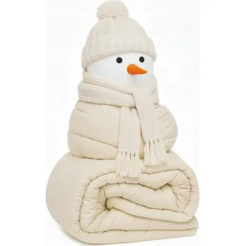 přikrývka ZIMNÍ PŘIKRÝVKA 140x200 cm OVČÍ VLNA PŘÍRODNÍ SILNÁ TEPLÁ NA LÉTA PL