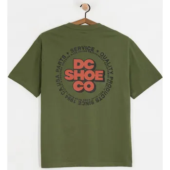 Pánské tričko DC Work Circle (bronze green) XL, zelená