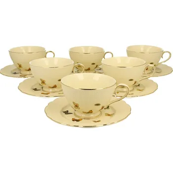 Porcelánový Šálek Duo Motýli 260 ml 6 ks