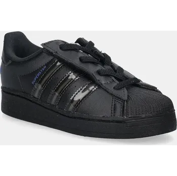 Chlapecká obuv Dětské tenisky adidas Originals SUPERSTAR LED LIGHTS JS1295 černá 99X, EUR 27