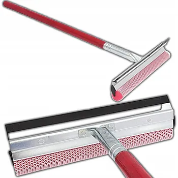 Stěrka na okno GUMA STĚRKA NA MYTÍ OKEN A SKEL 25 CM S DŘEVĚNOU RUKOJETÍ, DÉLKA 58 CM