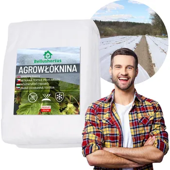 Mulčovací textilie BÍLÁ AGROTEXTILIE 1,6m 150g UV 10m Bellushortus