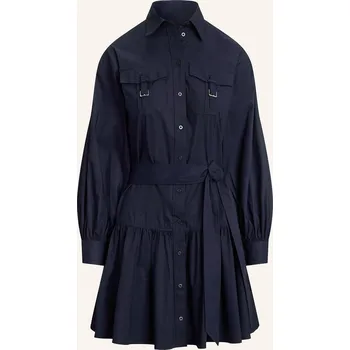 Dámské šaty Lauren Ralph Lauren Dámské Košilové Šaty, tmavě modrá, 34