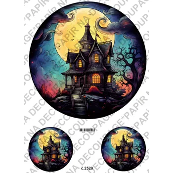 Umělecký papír Rýžový a soft papír na decoupage - Hallowen - KB2520 Materiál: Soft, Rozměr: A4