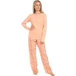 Dámské pyžamo Gina oranžové (19143) XL 19143-LROMOR Možnost vrácení zboží ZDARMA do 120 dnů!