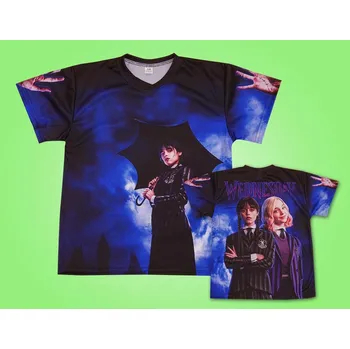 Dívčí tričko Dětské tričko Wednesday Velikost: 146 cm (9-10 let) výprodej