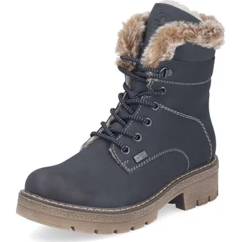 Dámské kozačky Dámská kotníková obuv RIEKER Y8140-14 modrá W5 41