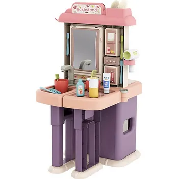 Dětská kuchyňka Dětská kuchyňka a koupelna 2 v 1, 43-dílná