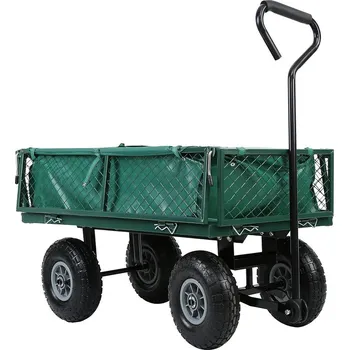 Zahradní vozík Kovový zahradní ruční vozík s nosností 300 kg