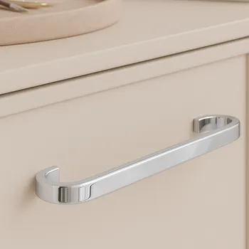 Nábytkové kování Rujzdesign Úchytka SANDRA / Lesklý chróm 160 mm