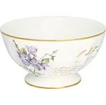 GreenGate Porcelánová miska na nožce Jacobe White