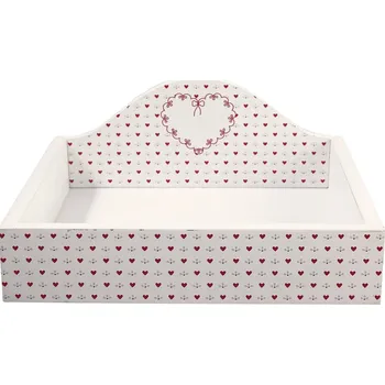 GreenGate Dřevěný stojánek na ubrousky Layla Petit White