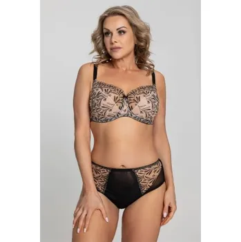 Podprsenka Nevyztužená podprsenka Biggi Marisa Černá 85G