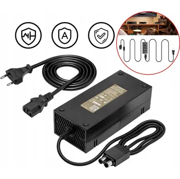 SÍŤOVÝ ZDROJ NABÍJEČKA PRO XBOX ONE ADAPTÉR 135W GLOBÁLNÍ ODOLNÝ TICHÝ