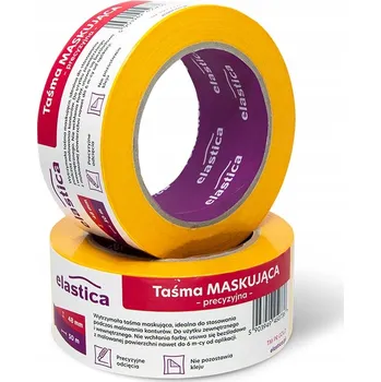 Lepicí páska MALÍŘSKÁ MASKÁVACÍ PÁSKA 48mm x 50m PRO PŘESNÉ ODDĚLOVÁNÍ BAREV Elastica