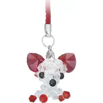 Přívěsek na mobil čivava červená 94 (Ozdoby na telefon)