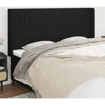 Ložnice Čelo postele typu ušák černé 163x16x118/128 cm textil IM_3119826