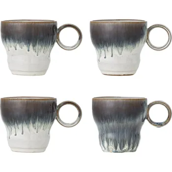 Bloomingville, Hrnky Nigel, 300 ml, 4 ks - Formadore