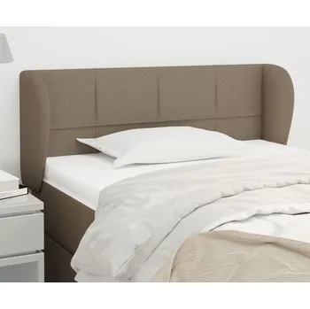 Čelo postele typu ušák taupe 83x23x78/88 cm textil IM_3117122