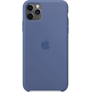 Pouzdro na mobilní telefon Apple iPhone 11 Pro Max Silikonový kryt sepraně modrý MY122ZM/A