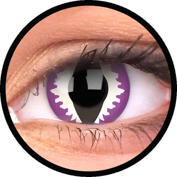 Kontaktní čočky ColourVue Crazy čočky - Purple Dragon (2 ks roční) - nedioptrické, doprodej