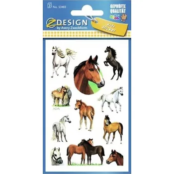 samolepka Klasické Samolepky pro kreativní hraní. Pro dívky od 6 let. Sada 11 ks Z-Design ks