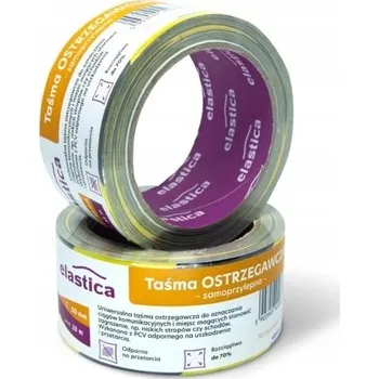 Lepicí páska Výstražná páska Elastica 50 mm x 33 m