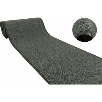 Rohožka PROTISKLUZOVÁ ŠEDÁ ROHOŽ LEYLA Z ROLE NA METRY šířka 90 cm