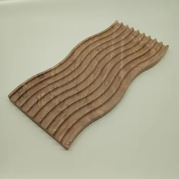 Váza LUKA Podtácek s vlnitým vzorem Barva: imitace hnědý mramor