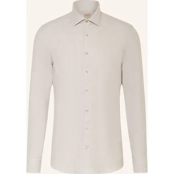 Pánská košile Stenströms Pánská Flanelová Košile Slim Fit, světle šedá, 44