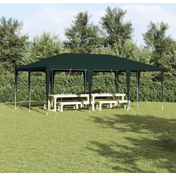 Zahradní stan Party Stan Zelená 600 x 400 x 266 cm Polyethylen a ocel IM_42003432