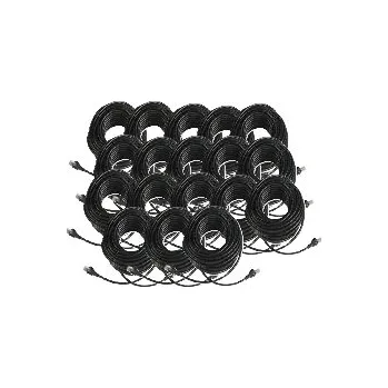 Síťový kabel 18 x UTP síťový Patch kabel 20m černý