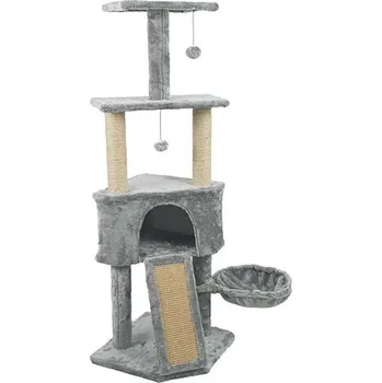 Škrabací strom pro kočky - šedý