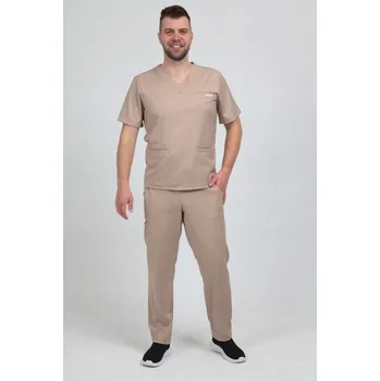 Podprsenka Pánský lékařský komplet - Cappuccino Beige XL Rovný střih bez nápletů