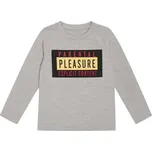 xcena Bavlněné trička šedé s potiskem Velikost: 128