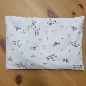 Akupresurní podložka Nahřívací polštářek s pohankou - jemné fialové květy - střední