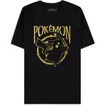 Difuzed Tričko Pokémon - Pikachu Thunderstrike S Černá